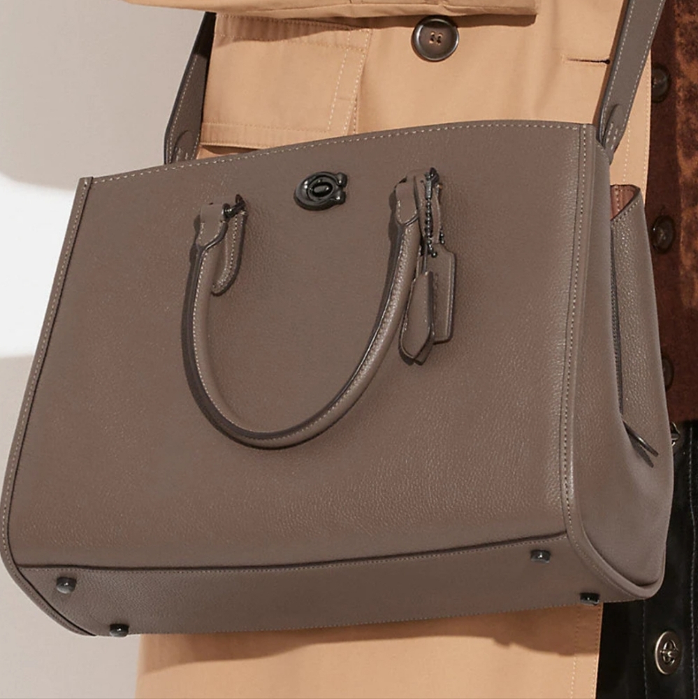 Coach Brooke Carryall with tea rose customization